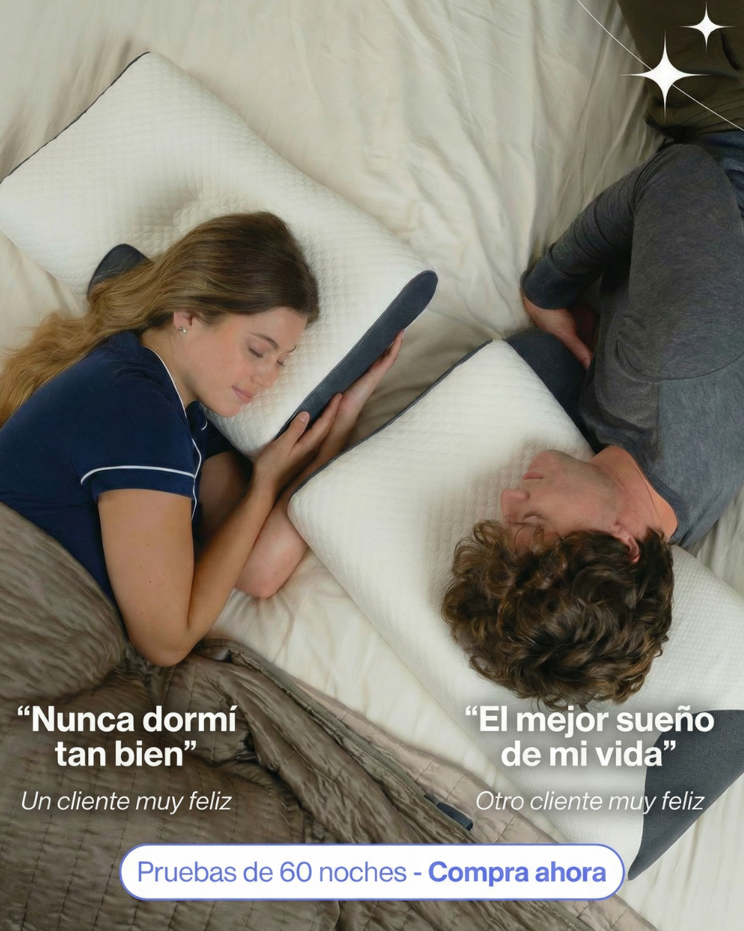 Almohada Cervicalix™ - Empieza el día sin esa rigidez que lo estropea todo.