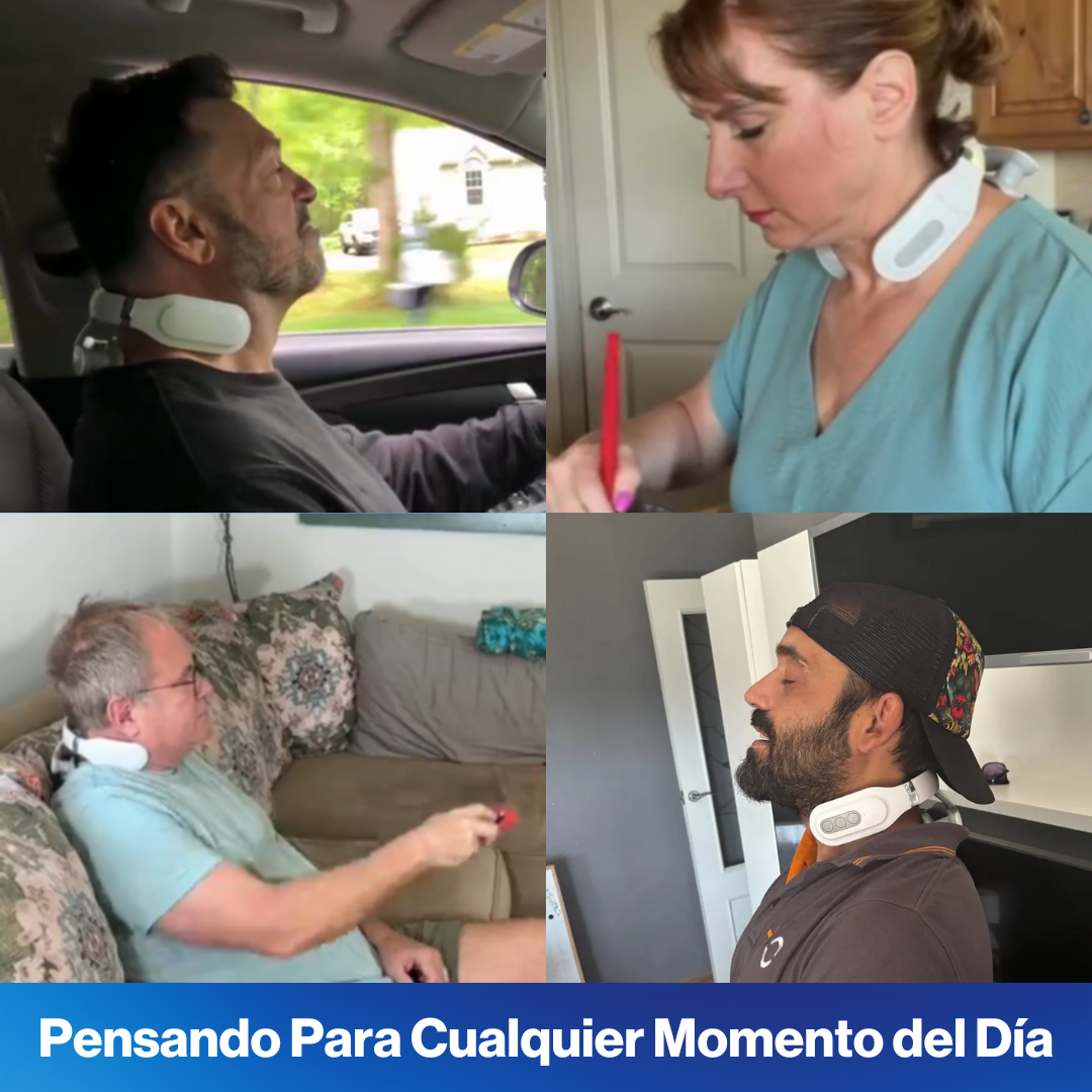 Masajeador Cervicalix Pro 2.0™ + Almohada Quiropráctica + Parches (GRATIS)