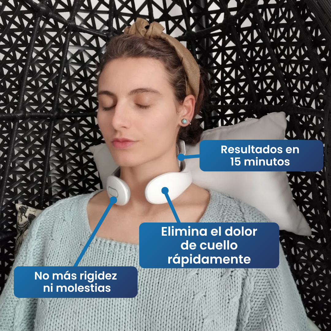 Masajeador Cervicalix Pro 2.0™ + Almohada Quiropráctica + Parches (GRATIS)